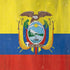 Ecuador Flag Distressed iPhone XS Clear Case